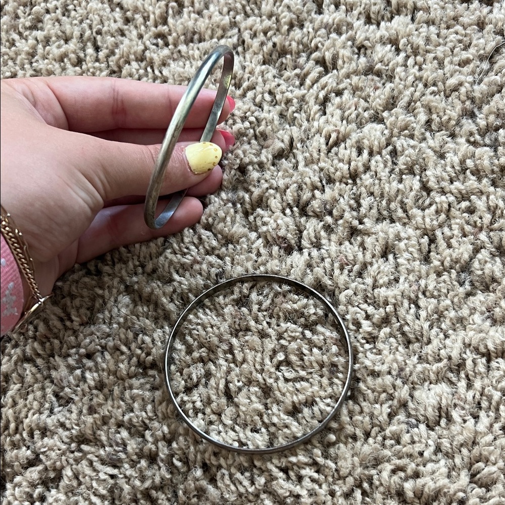 Silver Bangle Bracelet